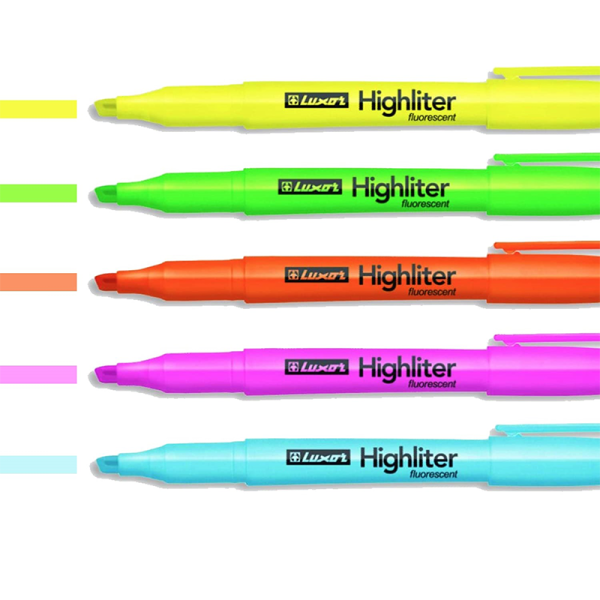 ماژیک هایلایت قلمی لاکسر مدل Fluorescent