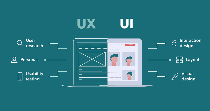فرق ui و ux