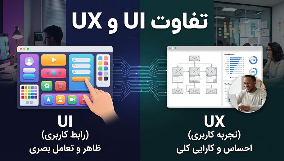 فرق بین ui و ux