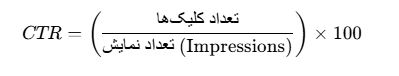 محاسبه نرخ کلیک ایده‌آل